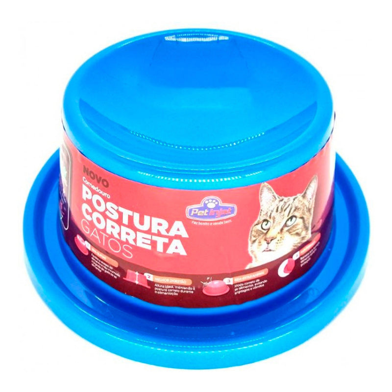 Comedouro Elevado Para Gatos Postura Correta