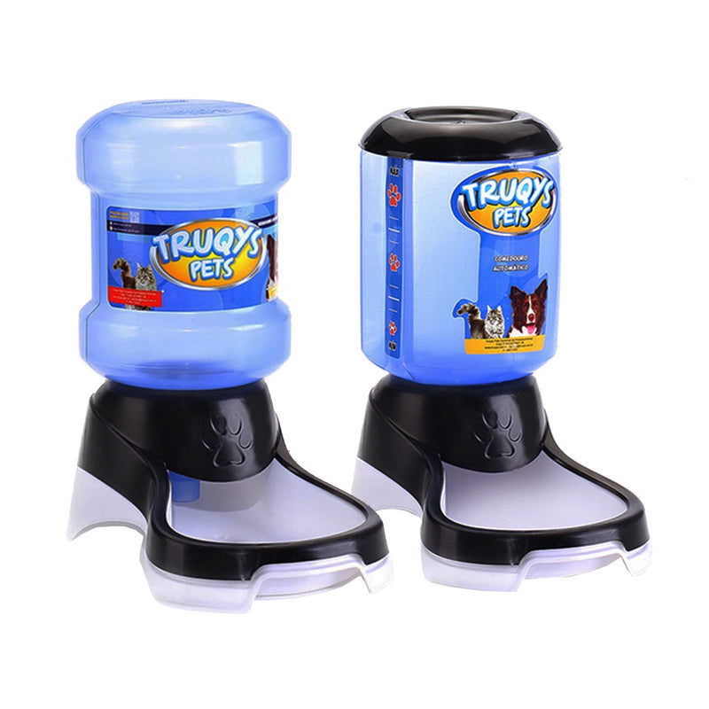 Kit Comedouro Automático 1kg + Bebedouro Automático 2l Truqys