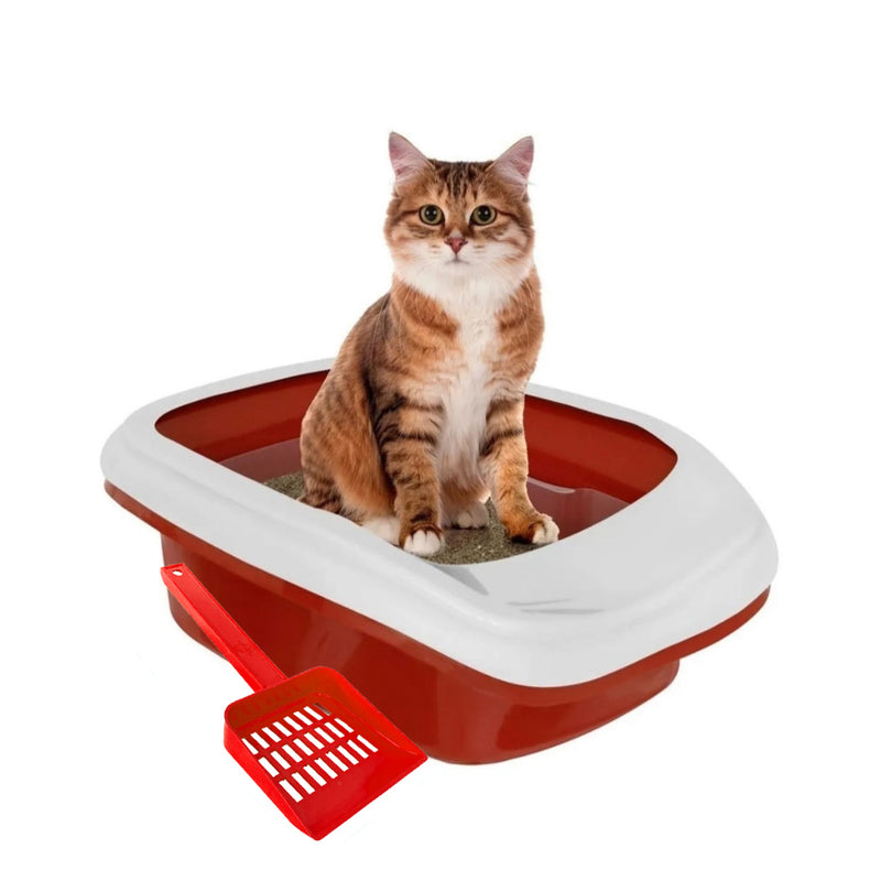 Caixa De Areia Funda Banheiro Para Gatos