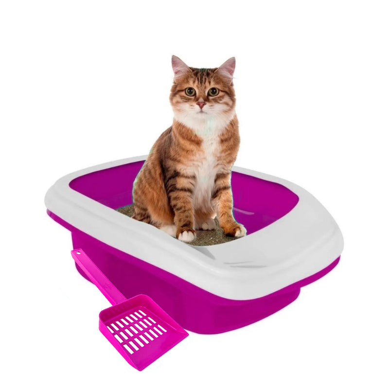 Caixa De Areia Funda Banheiro Para Gatos