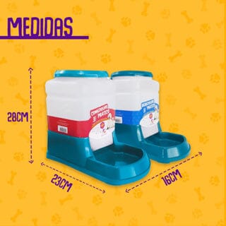 Kit Bebedouro Comedouro Automatico 3 litros Alvorada 