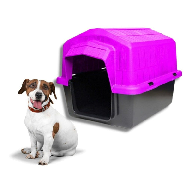 Pet Home Casinha Cachorro N4 Desmontável Alvorada Rosa 