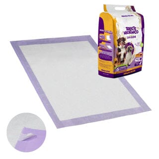 Tapete Higiênico Espaço De Bicho Lavanda 80x60cm 90un Espaço de Bicho 