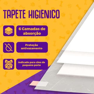 Tapete Higienico Pet Good Pads 80x60 com com 60 Unidades Espaço de Bicho 